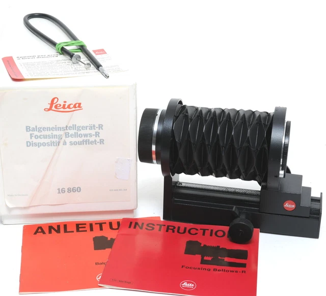 Leica Focusing Bellows-R boxed 16860 MINT for Leica R System