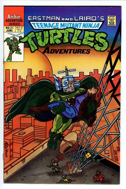 TEENAGE MUTANT NINJA Turtles Adventures #21 Direct Archie Comics 1991 ...