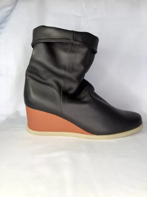 ARCHE Okoarc Two Tone Leather Ankle Boots Slip on Size 37 RRP $380 FREE SHIPPING