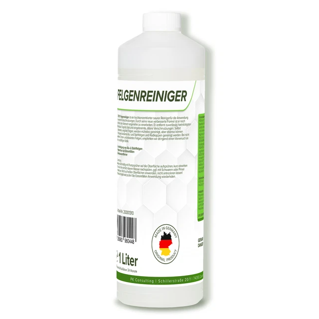 Flotex Felgenreiniger Konzentrat, 1L Auto Felgen Reiniger Pflege