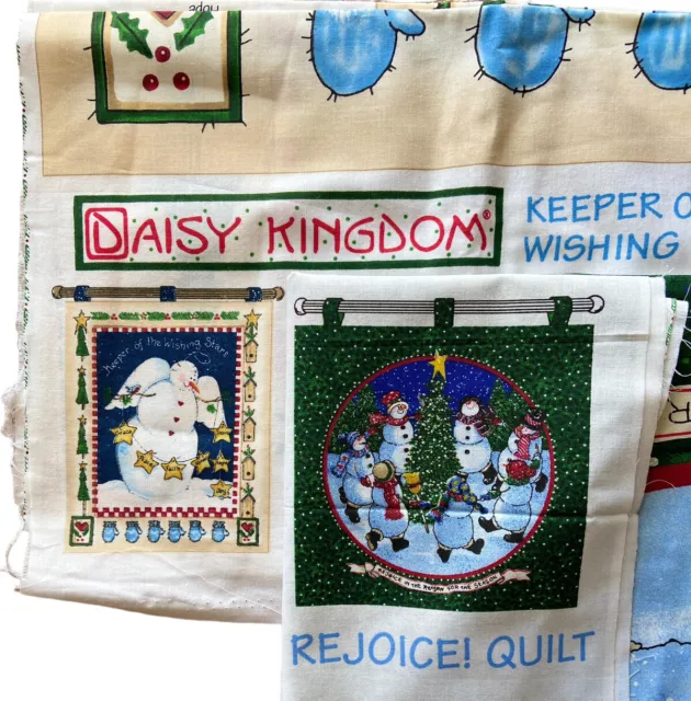 2 Daisy Kingdom Quilt Hangings Cut & Sew Rejoice! & Keeper of the Wishing Stars