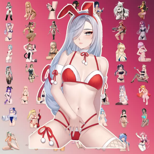 50 pcs Sexy anime Sticker. naked girl. adult sticker hot girls size 3 inch