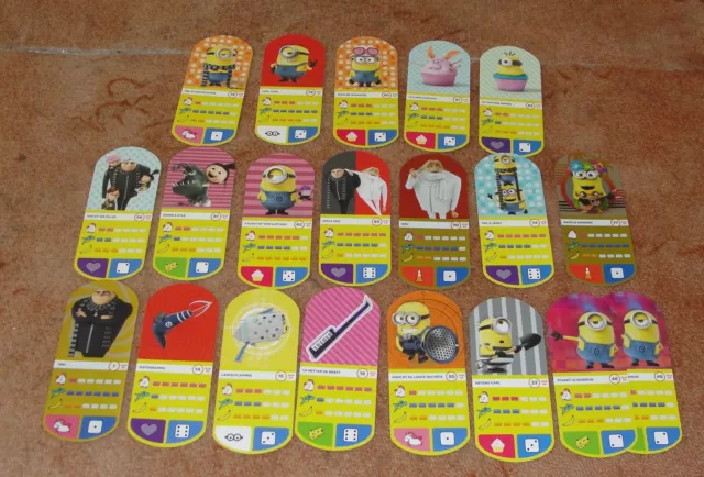 Lot de 49 cartes neuves "les Minions" Auchan et Carrefour