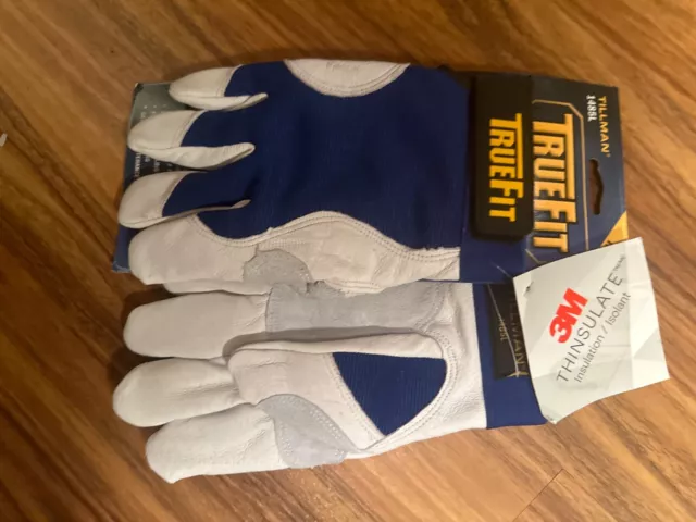 Tillman 1485XL True Fit Top Grain Pigskin Thinsulate Lined Work Gloves Large
