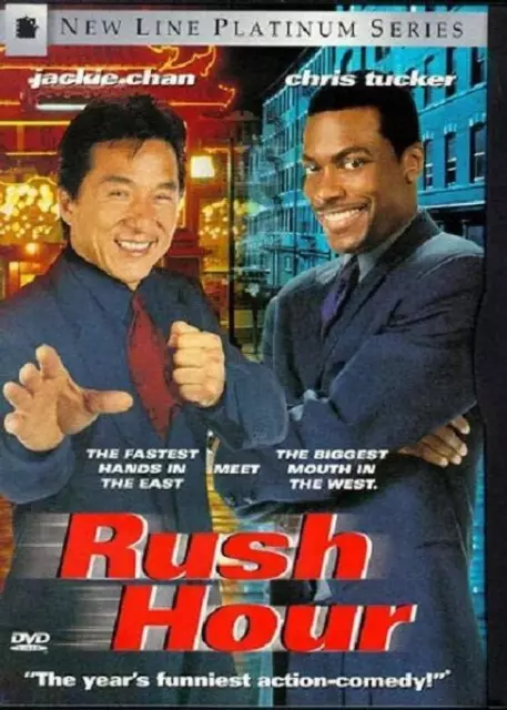 Rush Hour DVD Comedy Jackie Chan, Chris Tucker New Quality Guaranteed