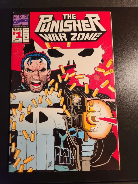 1992 Marvel Comics The Punisher War Zone #1 1st Issue comic book