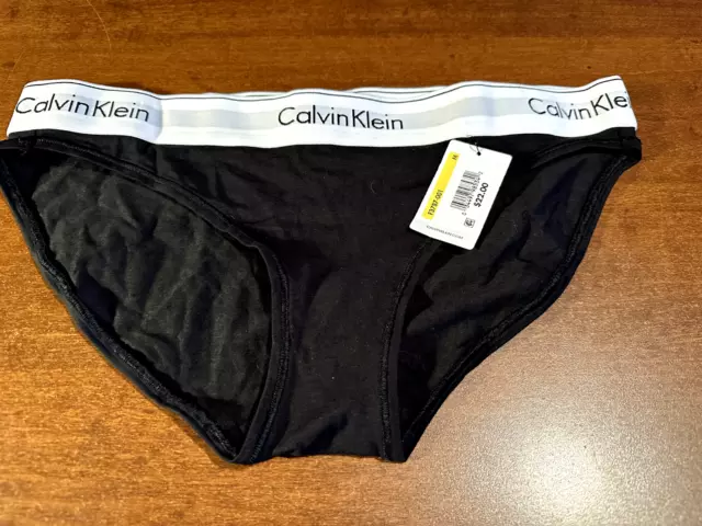 Womens Calvin Klein Bikini MEDIUM Panty Modern Cotton Stretch F3787 NWT