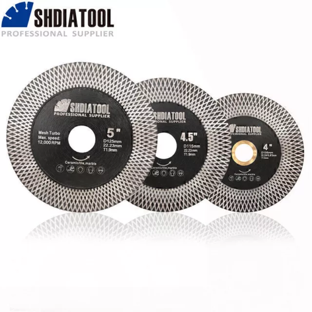 Diamond cutting disc grinding disc ceramic tiles marble@ 2 pcs 105/115/125 mm