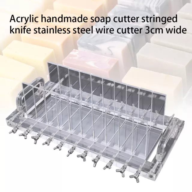 3cm Acrylic Soap Loaf Cutter, Handmade Soap Cutting Machine Mold Loaf Cutting