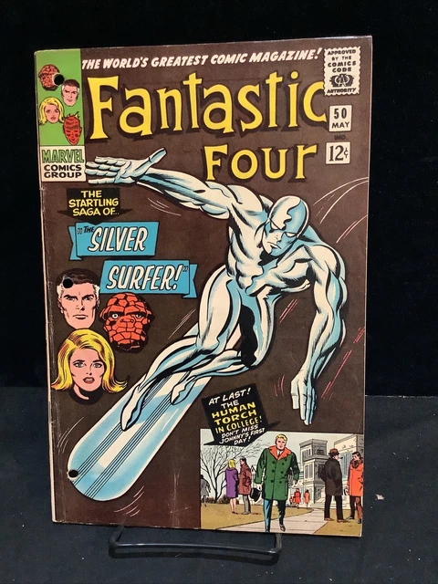 Fantastic Four #50 (1966, 3Rd Silver Surfer, 2Nd Galactus, 1St Wyatt Wingfoot)