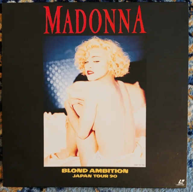 MADONNA Blond Ambition Japan Tour 90 Japan IMPORT Laserdisc sleeve included
