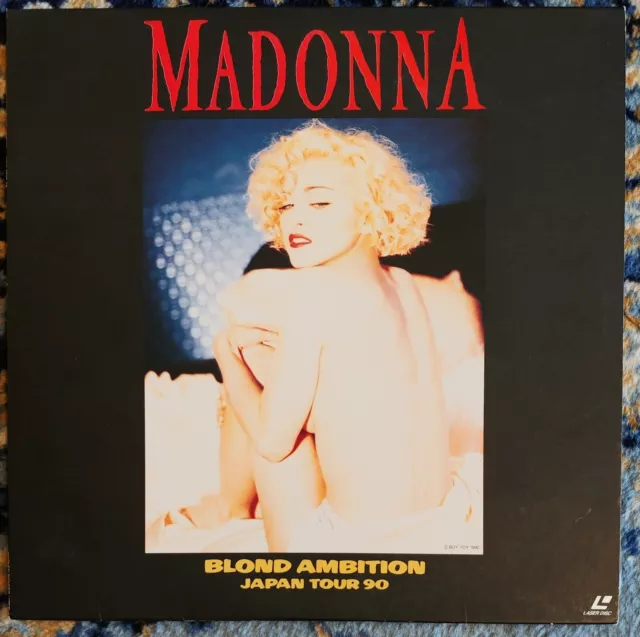 MADONNA Blond Ambition Japan Tour 90 Japan IMPORT Laserdisc sleeve included MADONNA Blond Ambition Japan Tour 90 Japan IMPORT Laserdisc sleeve included