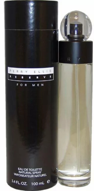 RESERVE by Perry Ellis 3.3 / 3.4 oz EDT Cologne for Men New In Box PE