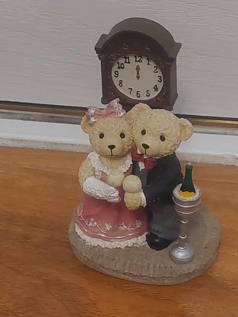 Figurine Avon Lovable Teddies – Sara Et Théodore – Arrivée De Bébé – Collection