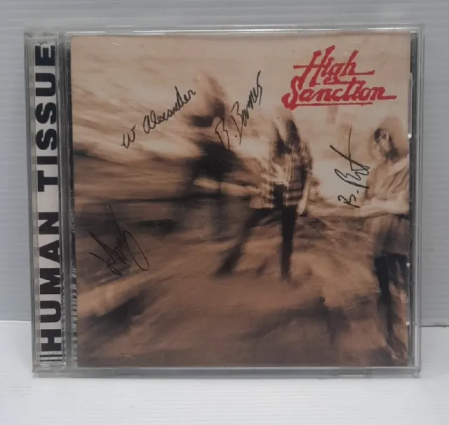 Autographed Signed By All 4 Authentic-  High Sanction - Human Tissue CD