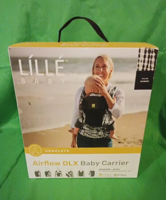 LILLEbaby 6-Position Complete Airflow Baby & Child Carrier, Shibori/Black. NEW