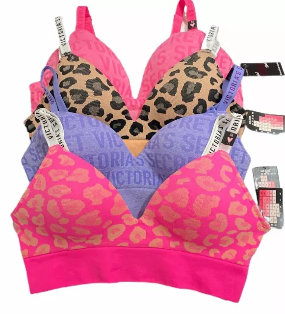 VICTORIAS SECRET PERFECT Comfort Wireless Lightly Lined Bralette Bra  Limited $38.70 - PicClick