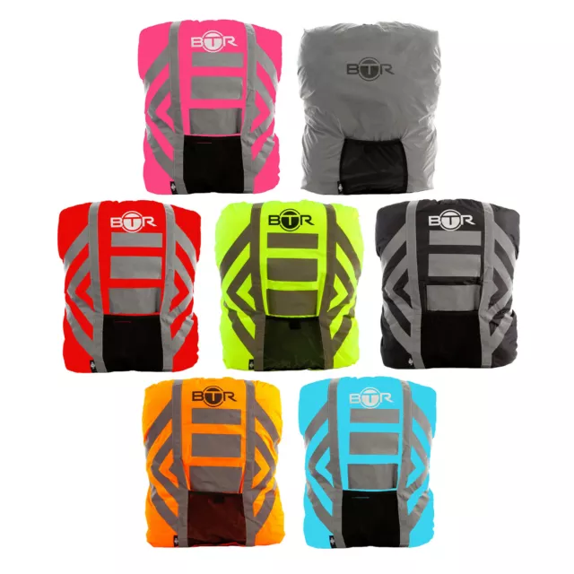 BTR Waterproof High Visibility Reflective Rucksacks & Backpacks. Fluorescent