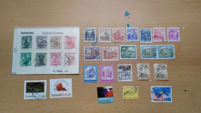 briefmarken österreich konvolut sammlung trachten 30 Stück  gestempelt, Lot#8