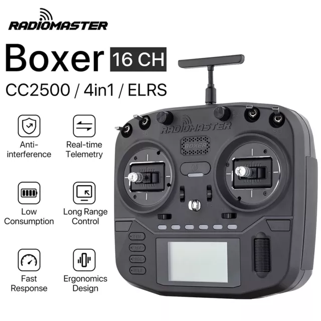 RadioMaster RC Radio Transmitter 2.4G 16CH Hall Gimbals CC2500 ELRS for RC Drone