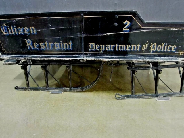 Police Paddy Wagon Sleigh Horse Drawn Restraints Ball & Chain Shackles
