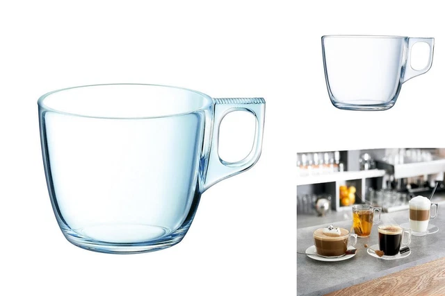 Juego de tazas de café Arcoroc cristal amarillo 22 Cl 6 unidades