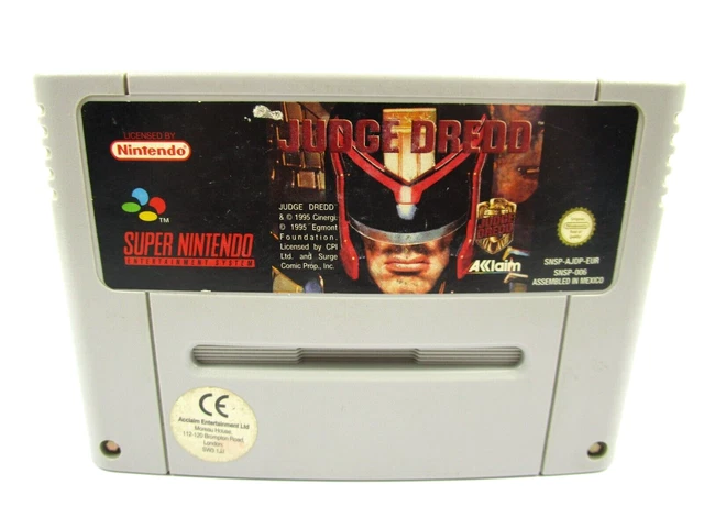 Judge Dredd Jeu Super Nintendo Snes PAL EUR