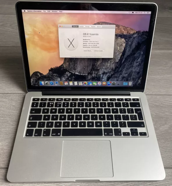 Apple MacBook Pro 13"" Mitte 2014 A1502 3,0 GHz I7 256GB SSD 8GB RAM