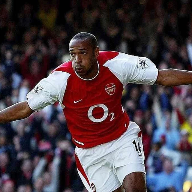 Arsenal 2002 2003 Thierry Henry 14 Jersey Vintage Fußballtrikot
