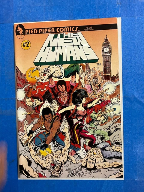 The New Humans #1 Pied Piper Comics 1987 | Combined Shipping B&B