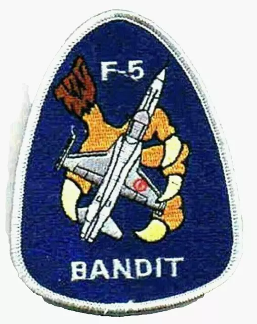 TOP GUN SCHOOL RED TEAM ORIGINAL DESIGN Red Star F-5 TIGER BANDIT Iron-on PATCH