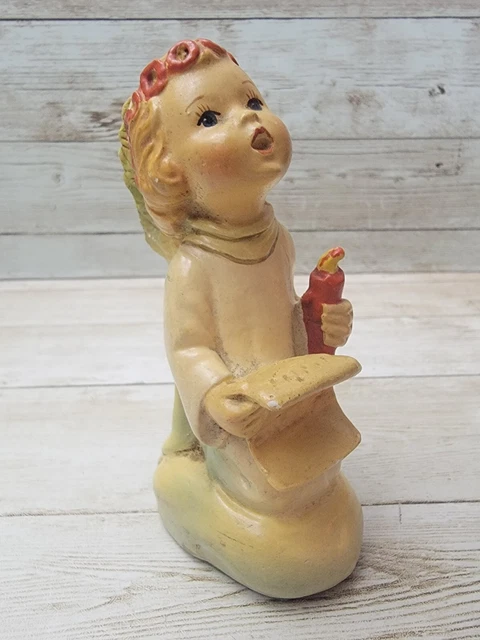 1942 Hummel Chalkware Christmas Angel Figurine Herbert Dubler Ars Sacra USA 1942 Hummel Chalkware Christmas Angel Figurine Herbert Dubler Ars Sacra USA
