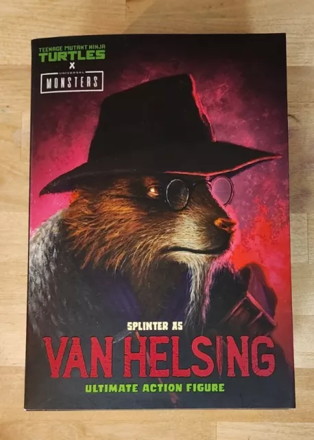 Splinter as Van Helsing NECA Teenage Mutant Ninja Turtles Universal Monsters