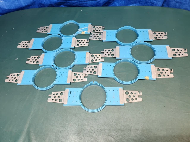 Barudan Embroidery Machine 15mm Hoops Lot Of 8 510mm About
