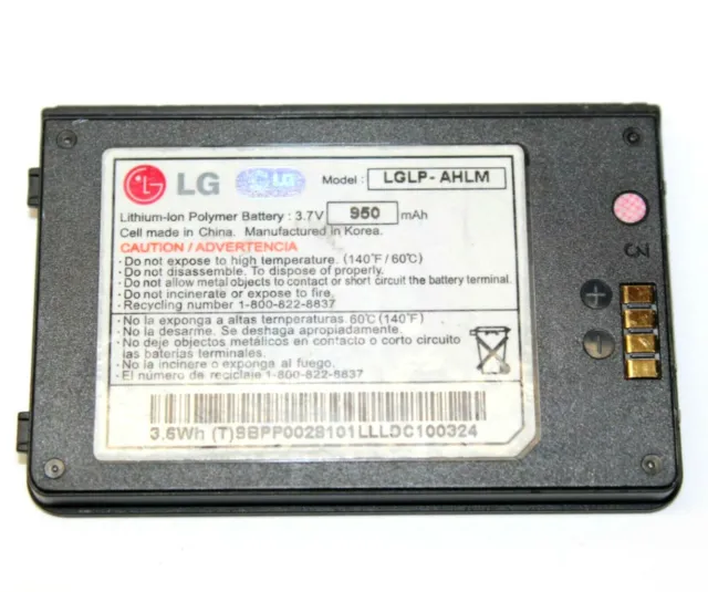 LG LGLP-AHLM Cellphone Li-Ion Battery 3.7V 950mAh for Env Touch VX11000 VX11K