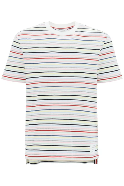 Thom browne multicolor striped t-shirt MONCLER 3 Men