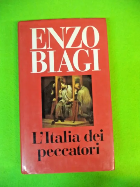 Book* Libro L'ITALIA DEI PECCATORI di ENZO BIAGI 1992 RIZZOLI (L79)**