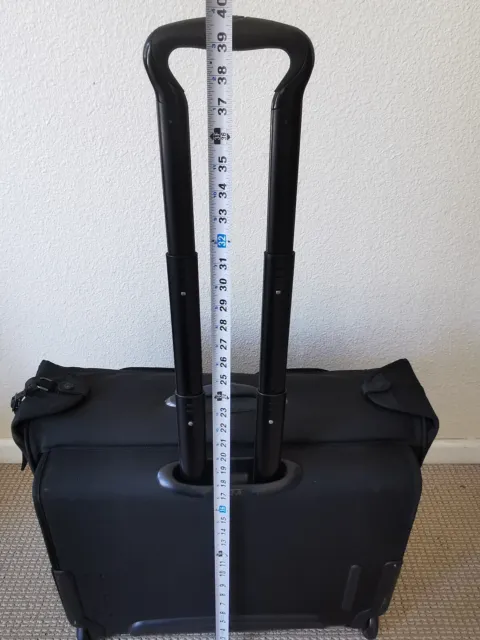 TUMI Black Alpha Ballistic Nylon Long Wheeled Garment Bag Luggage 22031D4 2