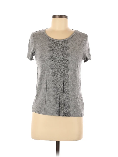 Jason Wu for Target Women Gray Short Sleeve T-Shirt M