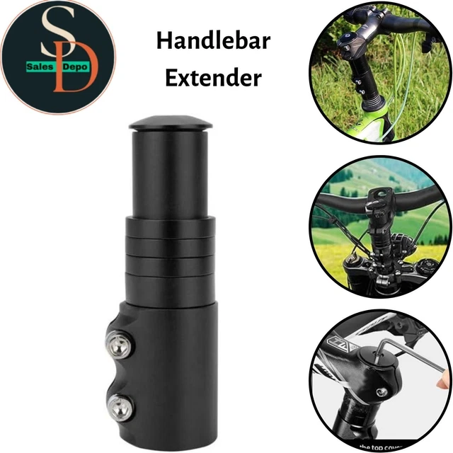 Handlebar Extender Bike Stem Riser Mountain Bicycle Fork Adapter Cycling MTB UK
