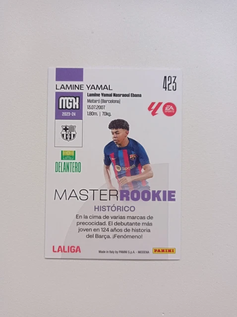 LAMINE YAMAL MEGACRACKS 2023 2024 23 24 Rookie Card RC #423 FC