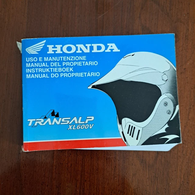 Libretto uso e manutenzione HONDA Transalp XL600V
