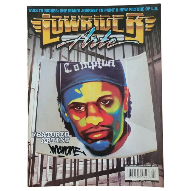Lowrider Arte magazine       ⑧ Lowrider Arte Magazine Aug/sept 2001 Gangster Vintage Rare