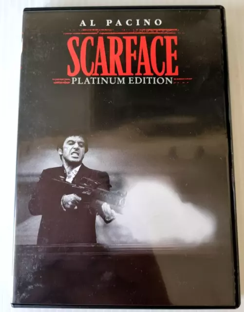Scarface : 2 Disc : Platinum Edition  Rated R DVD : Region 4 : Al Pacino