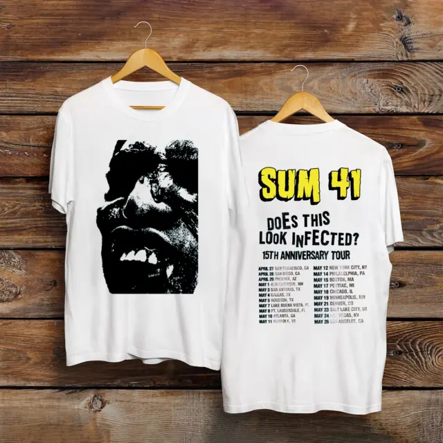 Does This Look Infected - Sum 41 Band Tour Gift For Fan 2-sides T-shirt GC1432