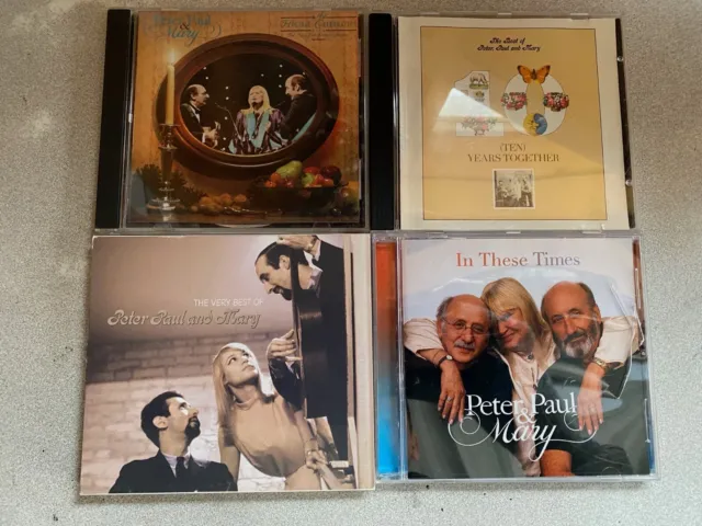 Peter Paul & Mary CD Lot of 4! These Times Best Of Very Best Holiday Celebration