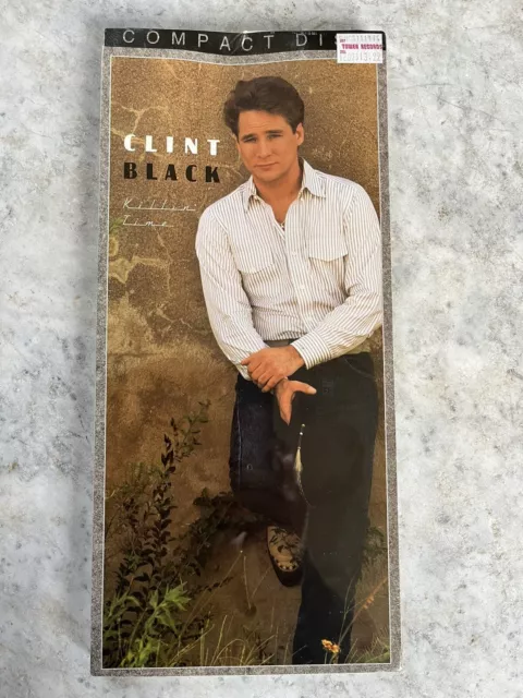 Clint Black ""Killin"" Time"" CD RCA Original lange Box versiegelt Verpackung 1989