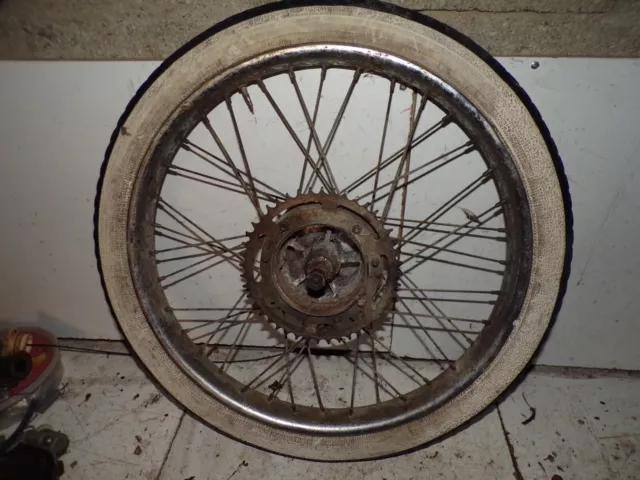 roue jante arrière 18" 88 85 65 etc mobylette motobécane 7124