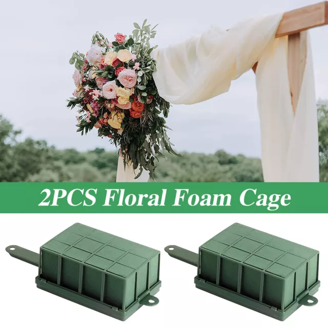 INDOOR OUTDOOR FLORAL Foam Cage With Handle Flower Arrangement Long Lasting  $49.35 - PicClick AU