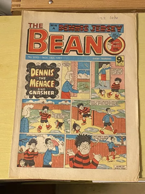 Beano Comic - #2052 - 14th November 1981